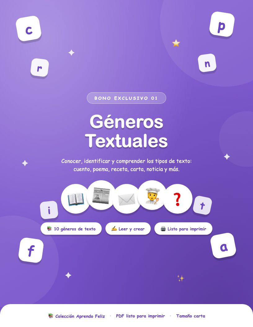 Bono Géneros Textuales